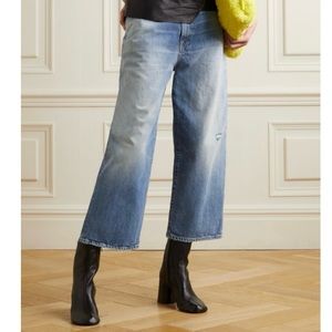 R13 D’Arcy cropped wide leg jeans